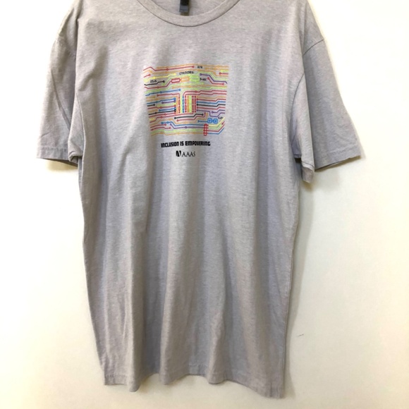 AAAS Inclusion Is Empowering Stem Tee Shirt with Great Graphics - NWOT - Size XL - Picture 2 of 4